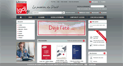 Desktop Screenshot of lgdj.fr